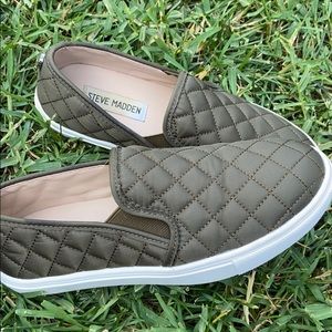 Quilted Slip On Sneakers
